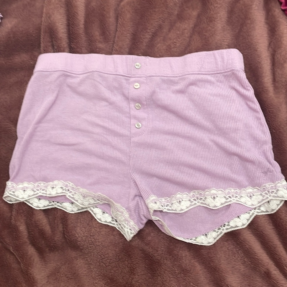 Out From Under Diana Lace Trim Micro Short